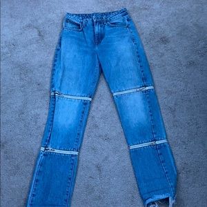 Carmar Zipper Jeans